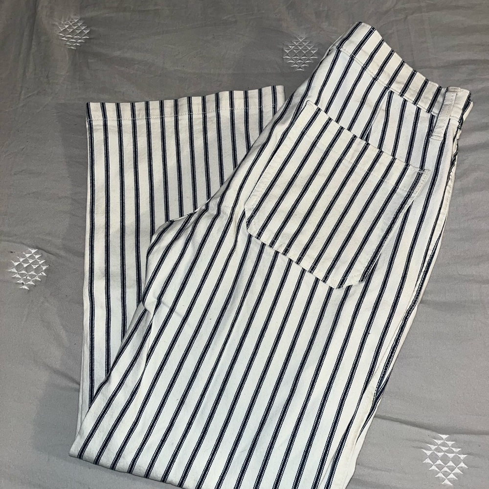 Slim wide leg J. Crew pants